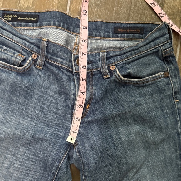 Citizens Of Humanity Low Rise Blue Boot Cut Jeans - Picture 10 of 12